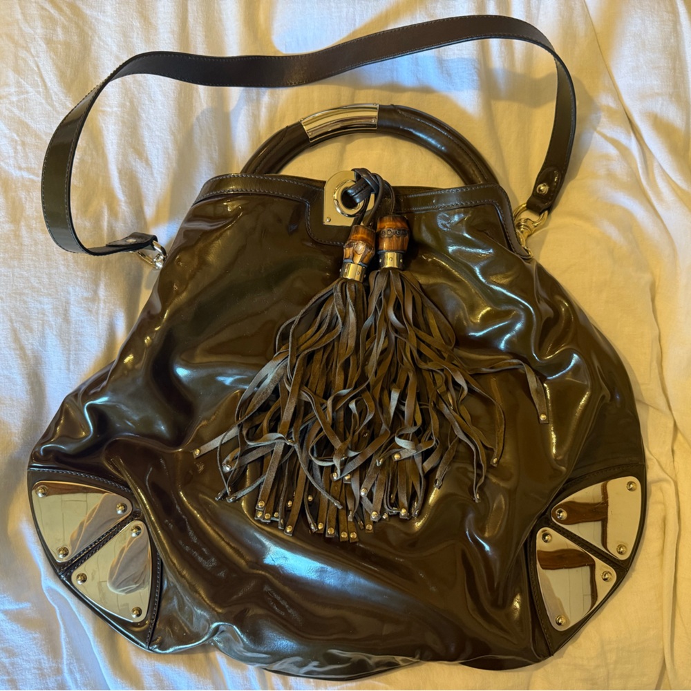 Gucci Brown Babouska Hobo Bag